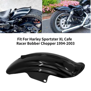 บังโคลนหลังรถจักรยานยนต์พลาสติกสีดำอะไหล่สำหรับ Harley 883 XL1200 - Product Image 2