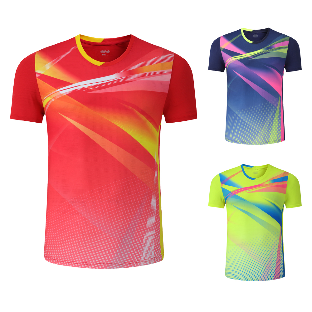 Manufacturer Running T Shirt design logo print Sports competition Gym T-Shirt mens Tennis badminton Volleyball custom t shirt