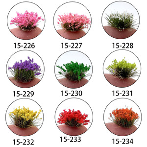 Modello di scena fiore a grappolo di erba Micromodel paesaggio di simulazione del tavolo di sabbia modifica del pavimento fai da te fatto a mano in plastica - Product Image 3