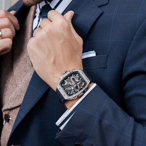 BG5605 Men's Fashion Mechanical <b>Watch</b> with Silicone Strap Dragon Design Luminous Business Wristwatch - Product Image 3