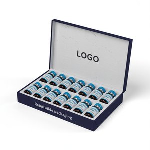 Scatola per Fiale di Peptidi <span class=keywords><strong>Alternativa</strong></span> Sostenibile alla Carta e al Plastico, Materiale Biodegradabile con la Stessa Protezione - Product Image 1