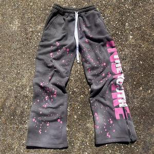 กางเกงกันเหงื่อขายาวสำหรับผู้ชายผ้าเกล็ดปลากระเด็นสีเทา - Product Image 1