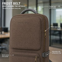 Sac à dos pour ordinateur portable imperméable 36-59 L, en polyester, unisexe, pour les voyages d'affaires