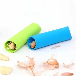 Tỏi vũ nữ Thoát Y Ống lột tỏi lột Silicone tỏi Peeler vỏ dễ dàng hữu ích dụng cụ nhà bếp không độc hại tiện ích an toàn