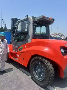 Chariot élévateur diesel Heli d'occasion 5 tonnes à bas prix, Shanghai, mini, à moteur thermique, 4,5 m, 3 mâts, AWD, tout-terrain - Product Image 5