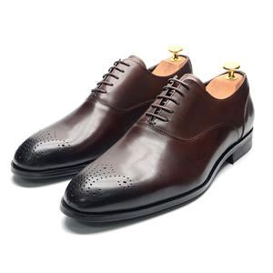 Zapatos formales de cuero vacuno hechos a mano con cremallera antideslizante para oficina - Product Image 6