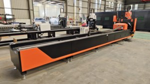 Machine de découpe laser à fibre CNC à chargement automatique haute efficacité 1500W pour tubes carrés, ronds et ovales de grand diamètre - Product Image 2