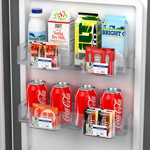 Refrigerator Side Door <b>Storage</b> Box Rectangle Hanging Food Organizer <b>For</b> <b>Kitchen</b> Use - Product Image 2