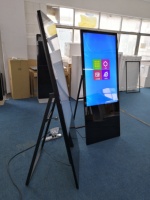 49 pouces écran pliable lcd affiche intérieure wifi Android publicité affichage numérique support portable LCD bannières numériques