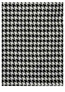 Tissu en laine tweed imprimé en gros, motif pied-de-poule, tissé double face, rayé - Product Image 5