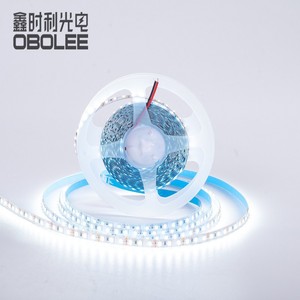 Bande LED SMD CCT 2835 120D à blanc réglable 12V 24V 3000K 4000K 6000K, double couleur, 8mm, flexible, découpable, pour éclairage d'armoires et usage domestique - Product Image 5