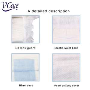 米国メーカーの名前ブランド使い捨て可能な赤ん坊のおむつ眠い赤ん坊 - Product Image 5