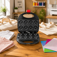 Machine à mini-beignets automatique 8 pièces en acier inoxydable pour café, food truck, certifiée CE, fabricant OEM