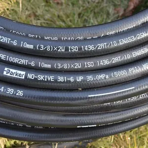 Parker Hydraulic High Working Pressure Hose 3000 PSI 387-8 1/2 Inch Flexible Hydraulic Hose