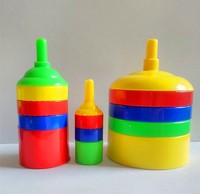 Mini diffuseur d'air en plastique détachable pour aquarium, 15-45 mm, diffuseur de bulles coloré DIY pour oxygénation de l'aquarium