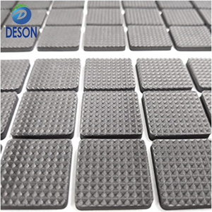 Garniture ronde en caoutchouc de silicone antidérapante et d'absorption des chocs Deson coussinet en caoutchouc de silicone avec adhésif - Product Image 2