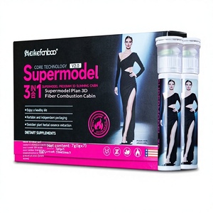 Compresse di Enzimi di Frutta e Verdura 3-in-1 Supermodel Plan 3D Slimming Chamber con Fibre Alimentari, Estratto di Mirtillo Rosso e Fagiolo Bianco Selvatico - Product Image 1