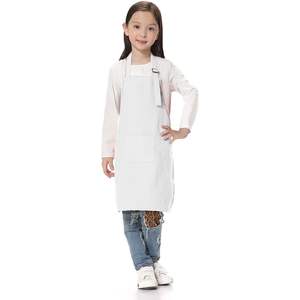 2025 bonne qualité enfants taille tablier Kit avec poche et sangle réglable enfant Chef bavoir pour cuisine cuisson cuisson peinture - Product Image 1
