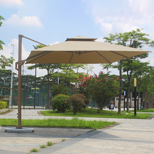 Paraguas de aluminio impermeable moderno para piscina, patio exterior, hoteles, <span class=keywords><strong>sombrilla</strong></span> UV, muebles de exterior - Product Image 2