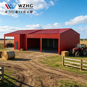 Almacén Prefabricado de Estructura de Acero para Granos Agrícolas, Resistente a la Humedad, Comercial y Rígido - Product Image 1