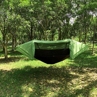 Vente en gros de parachute en nylon 210t pour camping en plein air tente de hamacs portable avec moustiquaire
