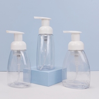Distributeur de savon liquide moussant en plastique de 250 ml/300 ml avec pompe pour nettoyant visage et lavage des mains