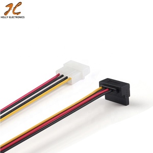 <span class=keywords><strong>Molex</strong></span> <span class=keywords><strong>4</strong></span>-<span class=keywords><strong>Pin</strong></span> <span class=keywords><strong>SATA</strong></span> 15-<span class=keywords><strong>pin</strong></span> điện góc bên phải 90 độ ổ cứng cáp 15cm nối tiếp ATA Chất lượng cao ISO9001 dây nịt dây điện - Product Image 6