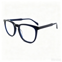 Lunettes anti-lumière bleue en acétate unisexe, monture carrée simple, lunettes de protection pour ordinateur, plusieurs couleurs, vente en gros