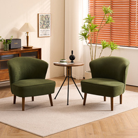 Canapé simple chaise style nordique avec tissu de luxe léger pour petit appartement Internet café chambre salon ou bar