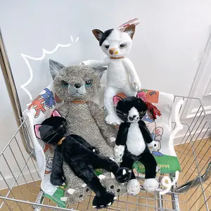 CE/CPC 새로운 일본 심술 봉제 고양이 만화 인형 스푸핑 고양이 봉제 장난감 구타 인형 생일 선물 필요