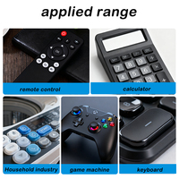 Clavier à membrane en caoutchouc de silicone haute précision, clavier tactile amélioré, panneau de boutons en caoutchouc, commande électronique
