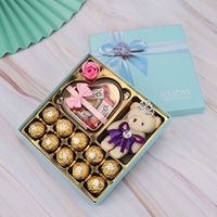 Boîtes d'emballage de cadeaux en carton de luxe avec logo imprimé, emballage de bonbons, bonbons, dessert, chocolat doux, vente en gros