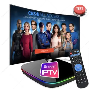 2024 Mejor 4K OTT TV Box smarters pro IPTV prueba cobra IPTV TV