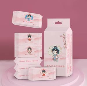 แผ่นเปียกสำหรับเด็กเล็กแบบพกพาปราศจากแอลกอฮอล์ OEM - Product Image 3