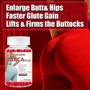 Gomas de Colágeno <span class=keywords><strong>Maca</strong></span> para Aumento de Glúteos, Suplemento Natural para Modelagem de Quadris, Vegano, Sem OGM, Sem Açúcar, Apoia Corpo Curvilíneo - Product Image 3