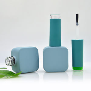 Bouteille de vernis à ongles en verre carré, vide, de luxe, en stock, 10ml - Product Image 1