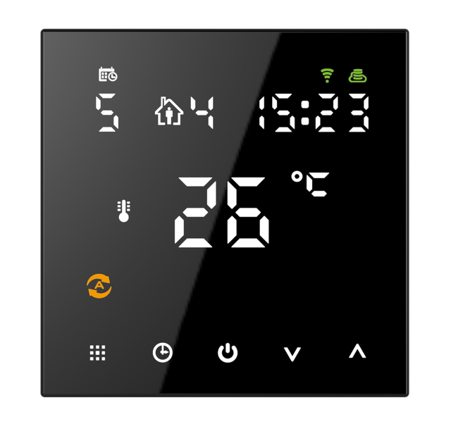 24V Wireless Digital Non-Programmable Smart WiFI Thermostat Works with Alexa Google Home 3A/16A