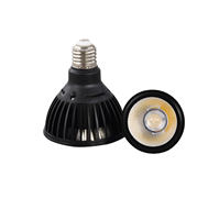 Projecteur PAR30 COB en aluminium GU10 E27 12W 15W Ampoule PAR AC 110V 220V Noir Ampoule LED encastrée Éclairage intérieur Spot PAR20