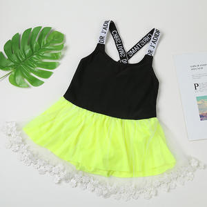 Maillot de bain une pièce pour filles Baiya vert UPF 30 à séchage rapide pour enfants de 1 à 8 ans - Product Image 5