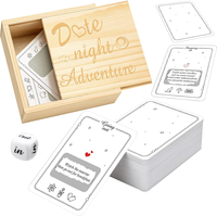 Impression personnalisée Date Night Jeux d'aventure Carte à gratter pour couples Carte à gratter