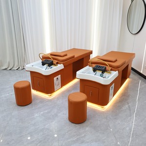 เฟอร์นิเจอร์อ่างล้างผม เก้าอี้สระผม เตียงสระผม เตียงนวด เตียงสปาผมหรูสไตล์เกาหลี - Product Image 1