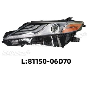Ensemble de phares avant à LED, feux de jour à LED, feux larges pour Toyota Camry 2018-2020 édition américaine 8115006D70 8111006D70 - Product Image 4