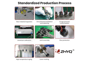 Zhyq nhà sản xuất giá 4-20mA RS485 công nghiệp năng động cảm biến áp suất cho giám sát áp suất - Product Image 5