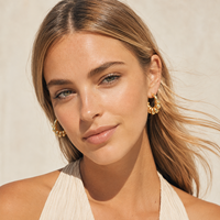 Boucles d'oreilles pendantes torsadées en acier titane pour femmes, style français, bijoux de mode minimalistes de luxe, vente en gros