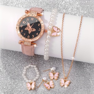 Nuovo <span class=keywords><strong>Orologio</strong></span> da <span class=keywords><strong>Donna</strong></span> Cenda, Elegante e Alla Moda, Minimalista con Quadrante a Farfalla e <span class=keywords><strong>Cinturino</strong></span> <span class=keywords><strong>in</strong></span> <span class=keywords><strong>Pelle</strong></span>, Set <span class=keywords><strong>Orologio</strong></span> da <span class=keywords><strong>Donna</strong></span> - Product Image 3