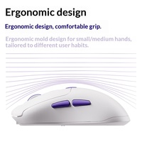 Souris de jeu sans fil AKKO Pulse01 double 8K 7 boutons 2,4 GHz + ergonomique haute performance pour droitier 3950