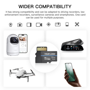 Tarjeta de Memoria Personalizada al por Mayor de 4GB 8GB 16GB 32GB 64GB 128GB 256GB para Coche, DVR, Teléfono, Cámara, Tarjeta TF Switch 2 Memo - Product Image 2