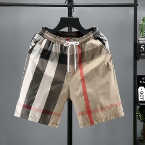 Pantaloncini Classici a Quadri di Alta Qualità ad Asciugatura Rapida, <span class=keywords><strong>Shorts</strong></span> da Nuoto per Vacanze e Spiaggia, Pantaloncini Casual da Uomo per <span class=keywords><strong>Palestra</strong></span> - Product Image 2