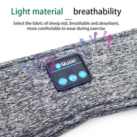 Bluetooth sport sans fil 3D casque Yoga bandeau musique sommeil masque pour les yeux pour l'entraînement Relaxation yeux santé fournitures