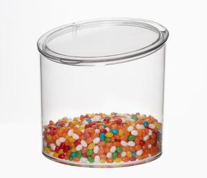 Hộp đựng thực phẩm nhựa tròn, kín khí, dùng để đựng kẹo, ngũ cốc, hạt, đồ khô và thiết bị trưng bày cửa hàng kẹo - Product Image 3